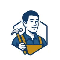 Blue Ribbon Handyman Logo
