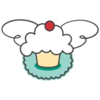 The Flying Cupcake Logo