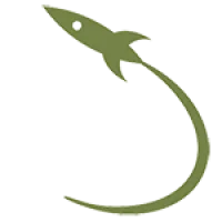 The Green Rocket Logo